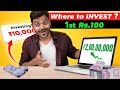 How to invest your First Rs.100 in Share Market? 🤯Live Investing for Beginners - INDEX FUND | TS