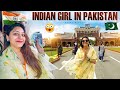 Indian girl Visiting Pakistan 🇵🇰 Crossing Wagah Border || Indo Pak Videos Day 0 || Travel With Jo
