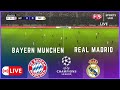 BAYERN MUNCHEN VS REAL MADRID  LIVE | SEMI FINAL| CHAMPIONS LEAGUE 2024|SIMULATION & LIVE SCORE#uefa