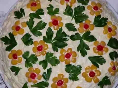 Украшение салатов с фото своими руками на день рождения Украшение салатов с фото своими руками на день рождения