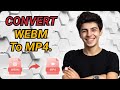 4 Ways to Convert WEBM to MP4 | Full Tutorial 2024