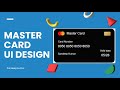 Master Card UI Design using HTML and CSS