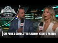 WrestleMania XL Night 2 REACTION 👏 CM Punk and Charlotte Flair on ALL the ACTION 👀 | WWE on ESPN