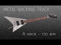 Hard Rock Metal Fast Guitar Backing Track A Minor