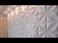 Putting Wallpaper | VLOG: modifying the living room wall with 3D wallpaper