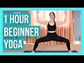 1 Hour BEGINNER Yoga for Strength, Balance & Flexibility - NO PROPS