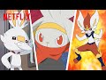 FULL Evolution of Goh's Scorbunny 🔥🐰🔥 Pokémon Journeys | Netflix After School