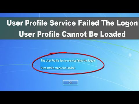 Windows Vista Wont Load User Profile