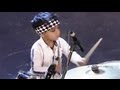 3-year-old drums like a pro