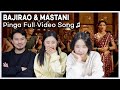 (Eng subs) Actor and Actress React to Pinga Full Video Song | Bajirao Mastani | Deepika and Priyanka