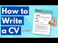 How to write a CV - With example CV walkthrough [Get noticed]