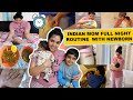 INDIAN MOM REALISTIC FULL NIGHT ROUTINE WITH NEWBORN~ *2 WEEKS OLD* + EXCLUSIVE BREASTFEEDING