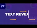 Text Reveal Animation - Premiere Pro 2021