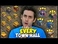 Can ONE Player WIN a War using EVERY Town Hall in Clash?