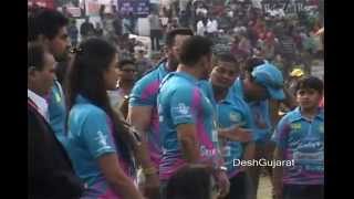 Bollywood star Salman Khan at CCL match in Ahmedabad Gujarat