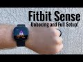 NEW Fitbit Sense Smartwatch Unboxing and Full Setup!