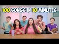 100 songs in 10 minutes!? 🤯🎤