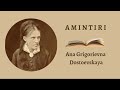 Amintirile soției lui Dostoevsky - Ana Grigorievna Dostoevskaya - Autobiografie - Audiobook