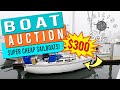BOAT AUCTION 2023: Where to buy a SUPER CHEAP sailboat! - EP12