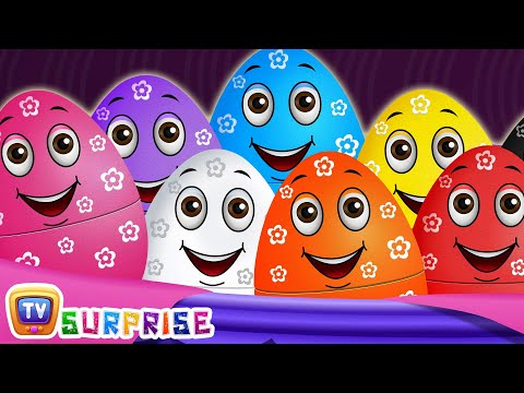 Surprise Eggs Wildlife Toys Learn Wild Animals & Animal Sounds ChuChu TV Surprise For Kids
