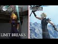 Final Fantasy VII Rebirth - All Limit Breaks Comparison - Original vs Rebirth
