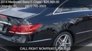 2014 Mercedes-Benz E-Class E 350 2dr Coupe for sale in Orlan