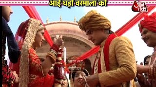 Jaimala Drama in Kaira's Royal Wedding