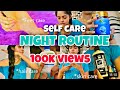 මගේ night time self care routine එක ✨| after study | skin care | hair care #selfcare #nightroutine