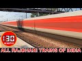 राजधानी एक्सप्रेस - All Rajdhani Trains of Indian Railways at Full Speed : 130 Kmph RAJDHANI EXPRESS
