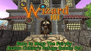 Wizard101 Baby To Mega Fairyfly Part 1 Avalon Outlaw