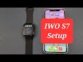 How IWO S7 Smartwatch Connect with Phone - RDFIT APP-2022 Best Watch Series 7 Copy