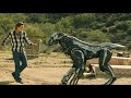 Teenager Discovers A Lost Giant Robotic Dog In The Desert, And He’s Very Loyal!