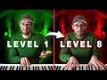 The 8 Levels Of Playing Chords On The Piano!
