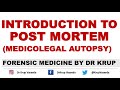 Introduction to Postmortem ⎮ Medicolegal Autopsy ⎮ Post-Mortem Examination ⎮ Dr. Krup Vasavda
