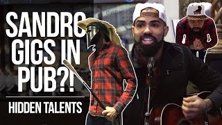 Sandro plays gig in a pub performs karate Footballers Hidden Talents Sandro plays gig in a pub performs karate Footballers Hidden Talents
