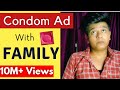 Condom AD Reaction with Family | Funny Reaction Video 2020