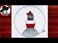 Very Easy Girl Drawing || Girl Drawing Step By Step