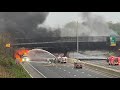 Busy Connecticut highway shutdown due to fiery crash