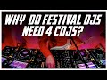 Why do festival DJs need 4 CDJs? CDJs Explained
