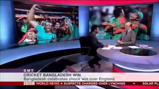 Bangladesh cricket team win against England in 2015 (bbc cricket show)
