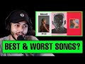 Best & Worst Songs from These Albums