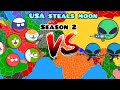 USA steals moon Season 2 | All parts | Full Story | Countries In a Nutshell | #countryballs #video