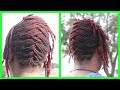 How To: Basket Weave On Short Locs Hairstyle / VERY DETAILED