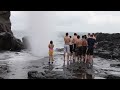 Dangerous Nakalele blowhole In Maui, Hawaii is deadly. Many have died!