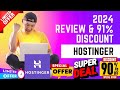 Exclusive Hostinger Review 2024 with Pros & Cons ✅🔥🔥👉 91% Hostinger Coupon Code #hostingerreview