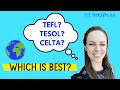 BEST TEFL ONLINE CERTIFICATION: How to Choose a TEFL, TESOL, CELTA Course