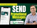 How to send 1000+ Promotional Messages using Whatsapp API + AiSensy | Umar Tazkeer