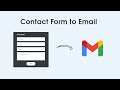 How To Make Working Contact Form With JavaScript | Receive Form Data On Email