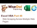 Excel VBA Introduction Part 48 - Web Scraping Across Multiple Pages