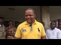 Henry P. Costa speaks after the released of Hon. Kolubah